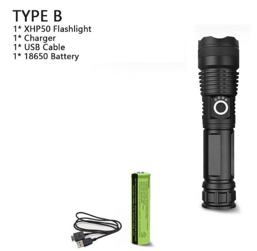 Flashlight USB Chargeable All types