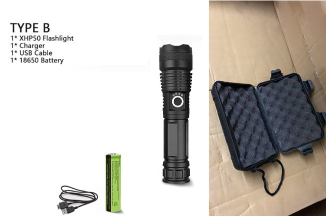 Flashlight USB Chargeable All types