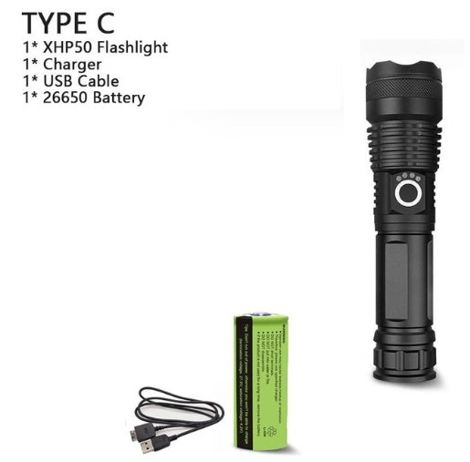 Flashlight USB Chargeable All types