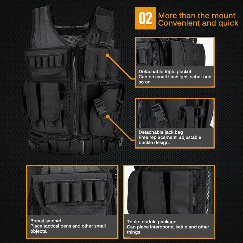 Tactical/Security Vest Adjustable