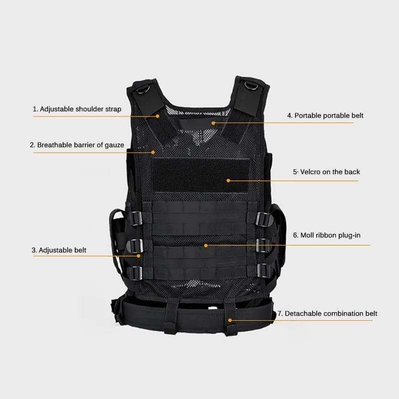 Tactical/Security Vest Adjustable