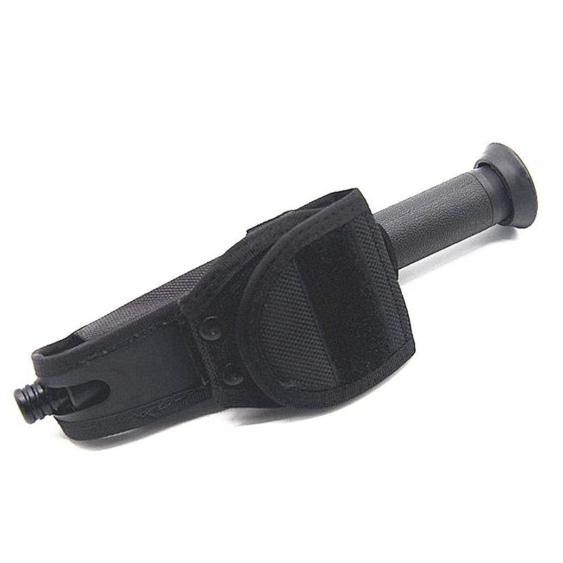 Tactical Nylon Baton Holster Hunting 360 Degree Rotating Baton Pouch Bag