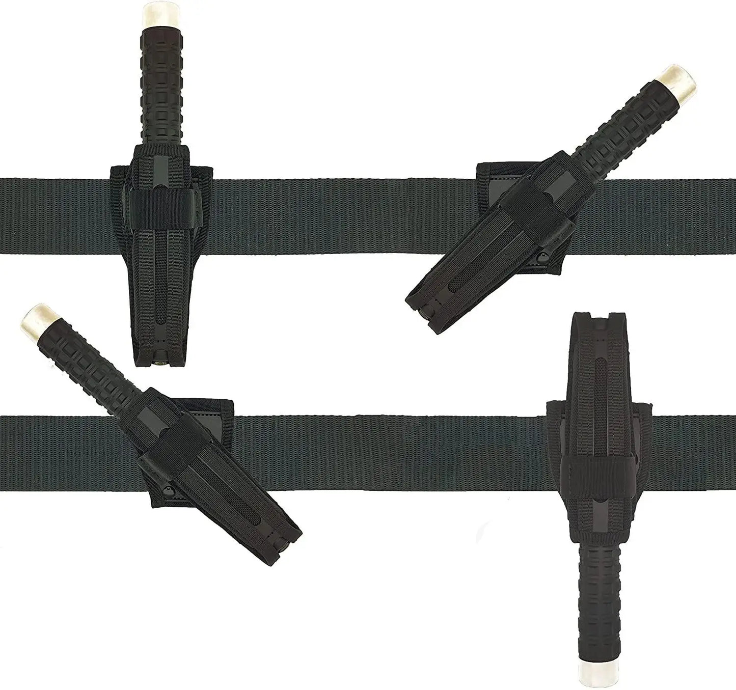 Tactical Nylon Baton Holster Hunting 360 Degree Rotating Baton Pouch Bag