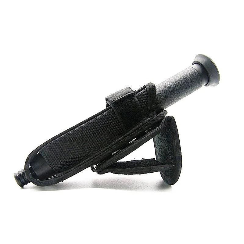 Tactical Nylon Baton Holster Hunting 360 Degree Rotating Baton Pouch Bag