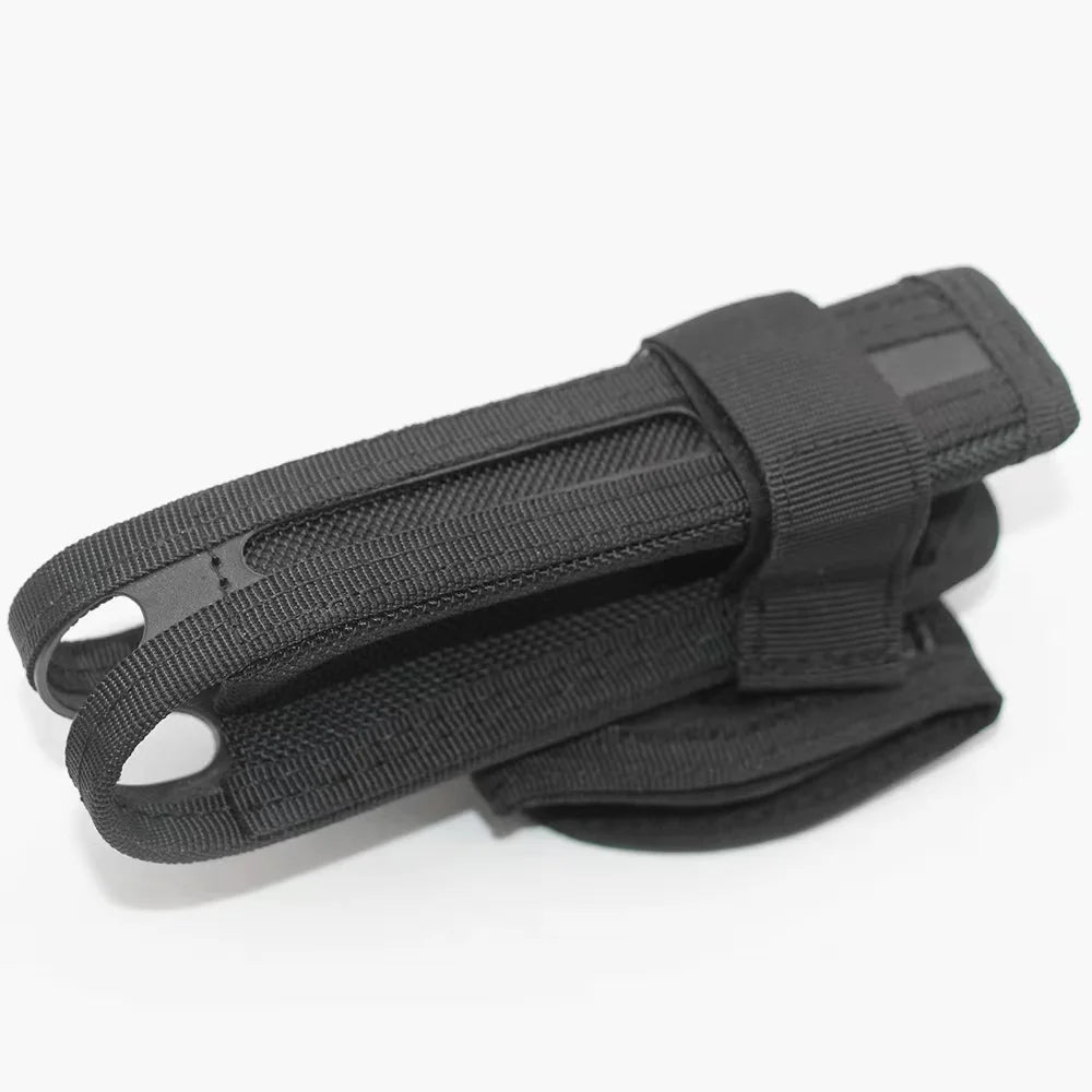 Tactical Nylon Baton Holster Hunting 360 Degree Rotating Baton Pouch Bag